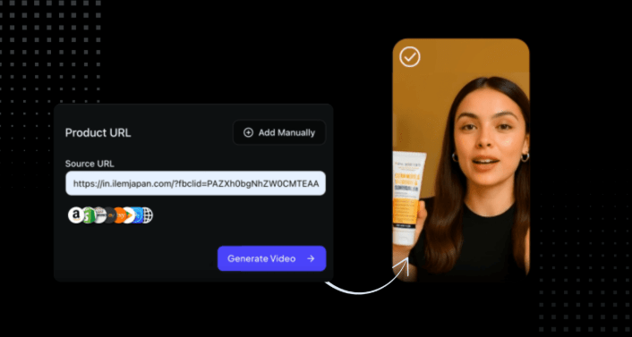 product URL to Video